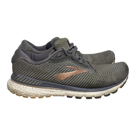 Brooks Other - Brooks Adrenaline GTS 20 Gray Copper Mens Size 9.5 Stability Running Shoes